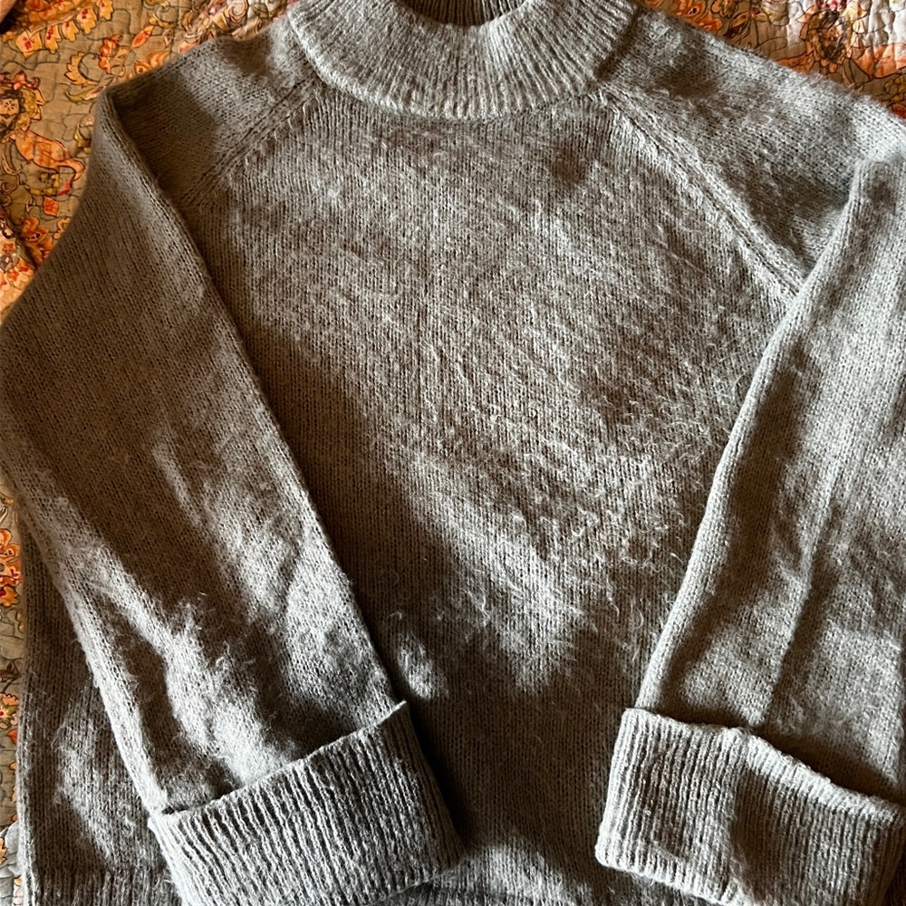 Cozy Green Knit Sweater